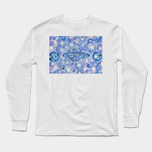 Christmas Galaxy No. 1 Long Sleeve T-Shirt